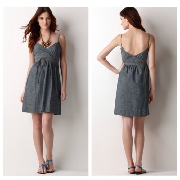 LOFT Dresses & Skirts - LOFT | Chambray Wrap Dress